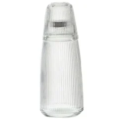 Bouteille En Verre 100Ml + Verre