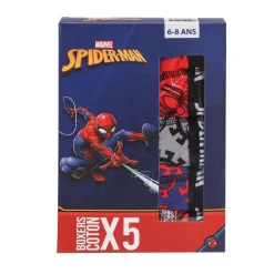 5 Boxers En Coton Spiderman