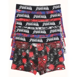 5 Boxers En Coton Spiderman