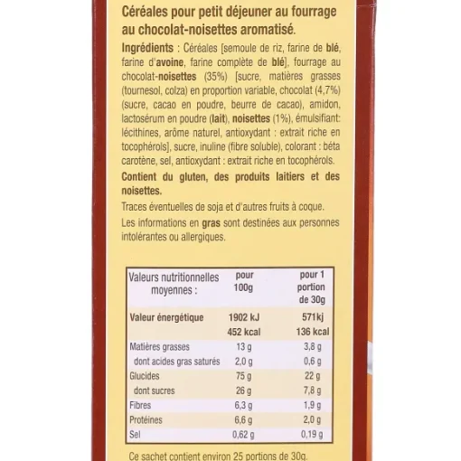 C R Ales Fourr E Chocolat Noisette