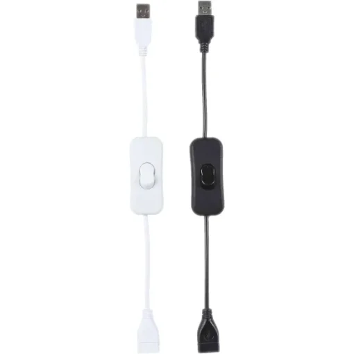 Cable Usb Male/Femelle Avec Interrupteur