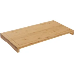 Cache Plaque De Cuisson 2 En 1 En Bambou
