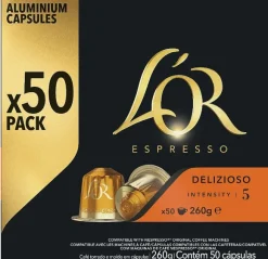 50 Capsules Espresso Delizioso Intensit 5
