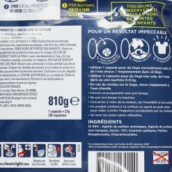 30 Capsules Lessive 3 En 1 Sensitive
