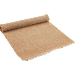 Chemin De Table En Jute Fil Dor