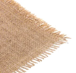 Chemin De Table En Jute Fil Dor