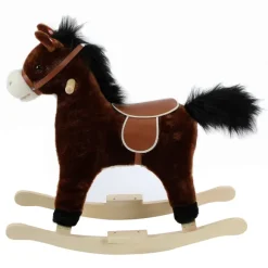 Cheval Bascule Sonore Marron