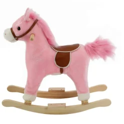Cheval Bascule Sonore Rose