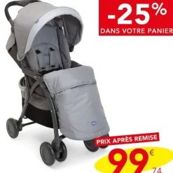 Chicco Poussette Simplicity Plus Top Grey