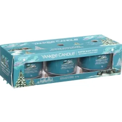Coffret 3 Bougies Yankee Candle Nuit D'Hiver La Belle Toile