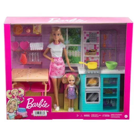Coffret Barbie Et Chelsea P Tisserie