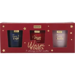 Coffret De 3 Bougies Parfum Es