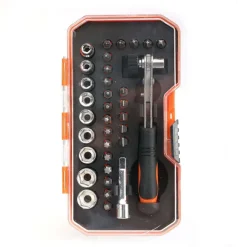 Coffret De 32 Embouts Tournevis Et Douilles