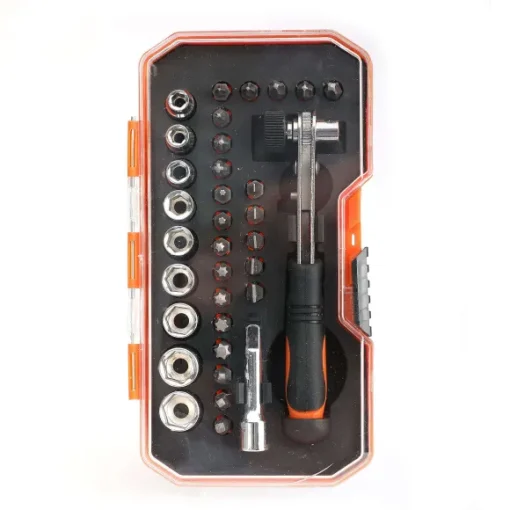 Coffret De 32 Embouts Tournevis Et Douilles