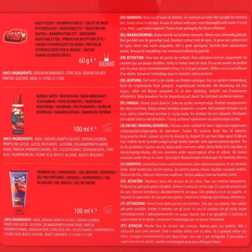 Coffret De Bain Cars