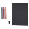 Coffret Dessin Avec Feuilles Noires Et Feutres M Talliques