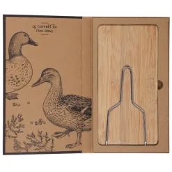 Coffret Lyre Et Planche D Couper Pour Le Foie Gras