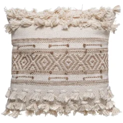 Coussin Pompons 45X45Cm