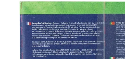 96 Cubes Allume Feu En Bois Compress V G Tal