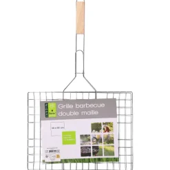 Double Grille En M Tal Avec Manche En Bois