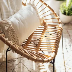 Fauteuil Keko En Rotin Naturel