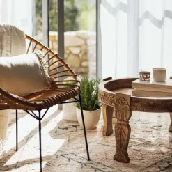 Fauteuil Keko En Rotin Naturel