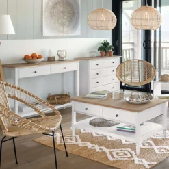 Fauteuil Keko En Rotin Naturel