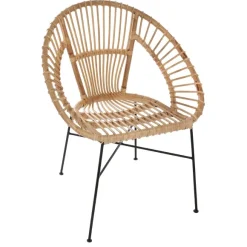 Fauteuil Keko En Rotin Naturel