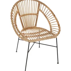 Fauteuil Keko En Rotin Naturel