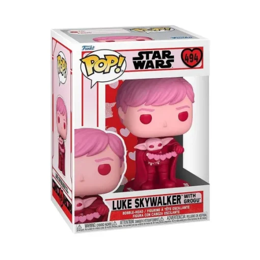 Figurine Pop Luke & Grogu St Valentin