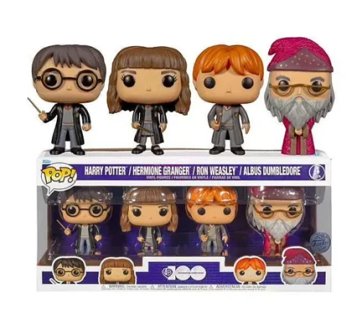 4 Figurines Pop Harry Potter 9 Cm