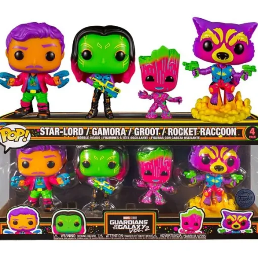 4 Figurines Pop Les Gardiens De La Galaxie 9 Cm