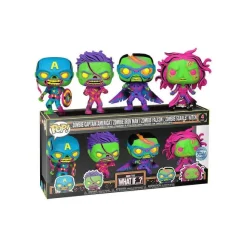 4 Figurines Pop Marvel Zombie 9 Cm
