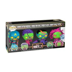 4 Figurines Pop Marvel Zombie 9 Cm