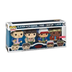 4 Figurines Pop Stranger Things 9 Cm