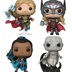 4 Figurines Pop Thor 9 Cm