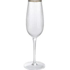 3 Fl Tes Champagne Bord Dor