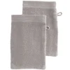 2 Gants De Toilette Gris