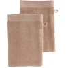2 Gants De Toilettes Taupe