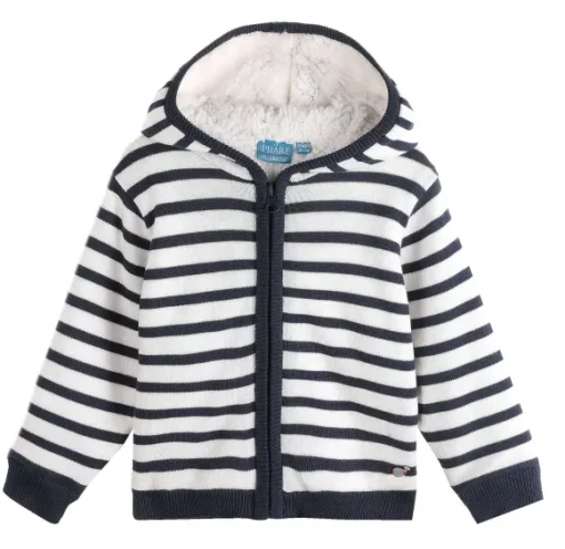 Gilet Zipp En Coton Bio 3/36 Mois