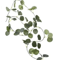 Guirlande Solaire D'Eucalyptus Artificielle 2M