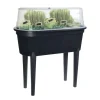 Jardinet Noir Pieds Amovibles Avec Serre