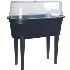 Jardinet Noir Pieds Amovibles Avec Serre