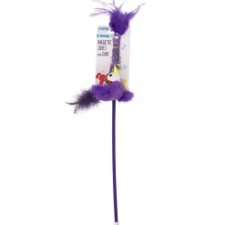 Jouet Baguette Violette Pour Chat