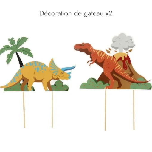 Kit 54 Pi Ces Anniversaire Dinosaure
