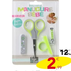 Kit Manucure Pour Bébé 4 Pi Ces