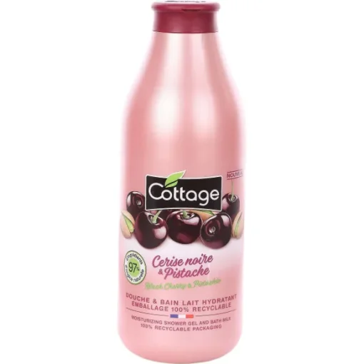 Lait Douche Et Bain Hydratant Cerise Noire Et Pistache