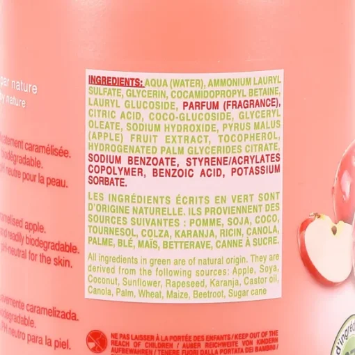 Lait Douche Et Bain Hydratant Pomme D'Amour