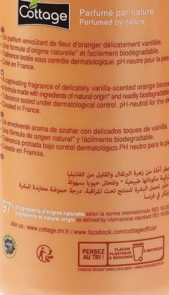 Lait Hydratant Douche Et Bain Fleur D'Oranger