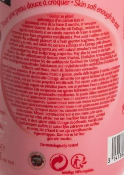 Lait Hydratant Douche Et Bain Fraise Menthe